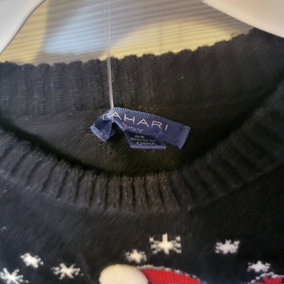 Three Peice Tahari Santa & Elves Sweater Sz 4T & Modern Kids Pajama Set Sz 3T - Picture 4 of 5